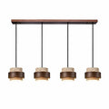 Aksel Vintage Cylindrical Travertine Stone Pendant Light 10