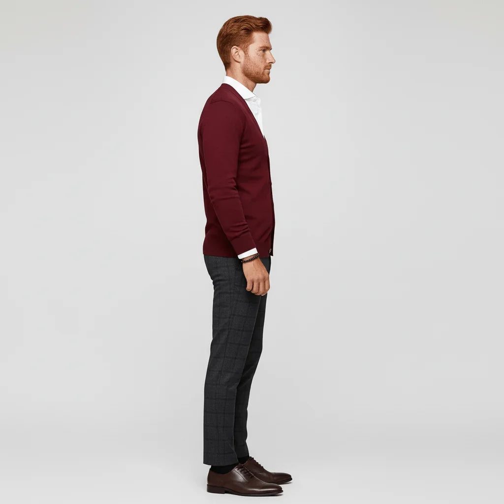Calvin - Slim-Fit Cardigan with Long Sleeves 3
