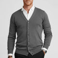 Calvin - Slim-Fit Cardigan with Long Sleeves 9