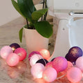 Cotton Ball Garland 12