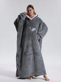 Hoodiedeken voor op de bank
