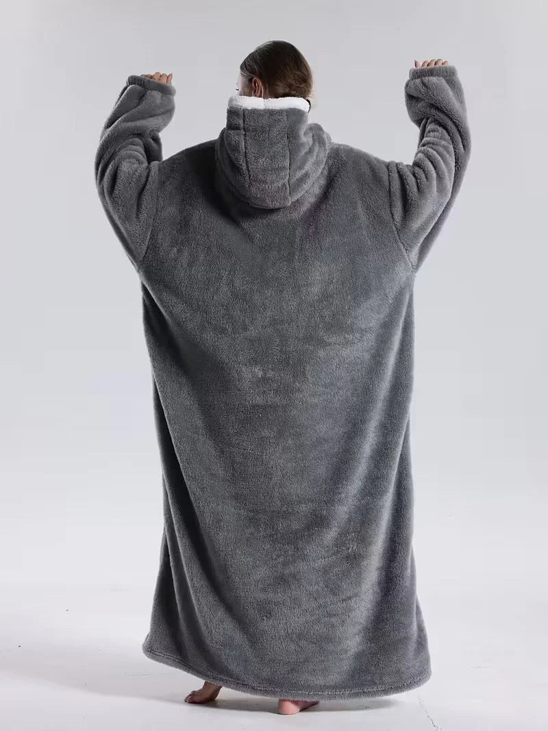 Hoodiedeken voor op de bank