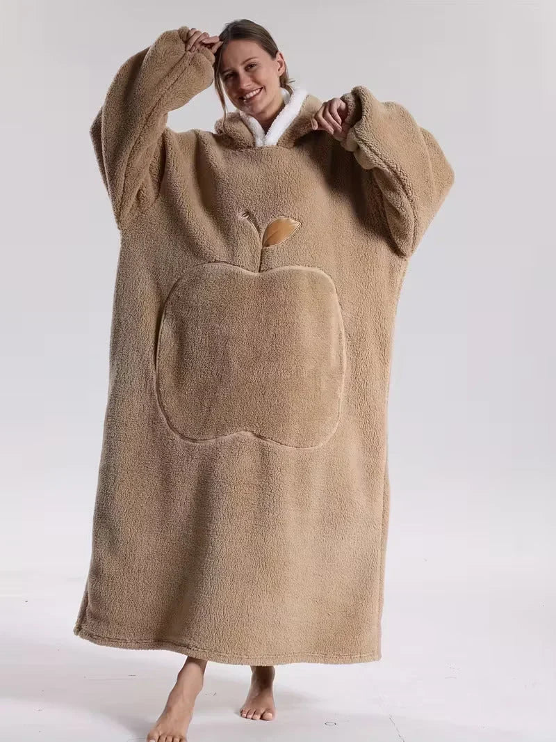 Hoodiedeken voor op de bank