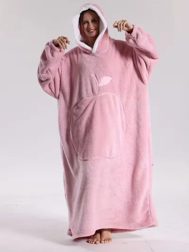 Hoodiedeken voor op de bank
