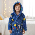 Fluffy children's morning gown - CozyWrap 1
