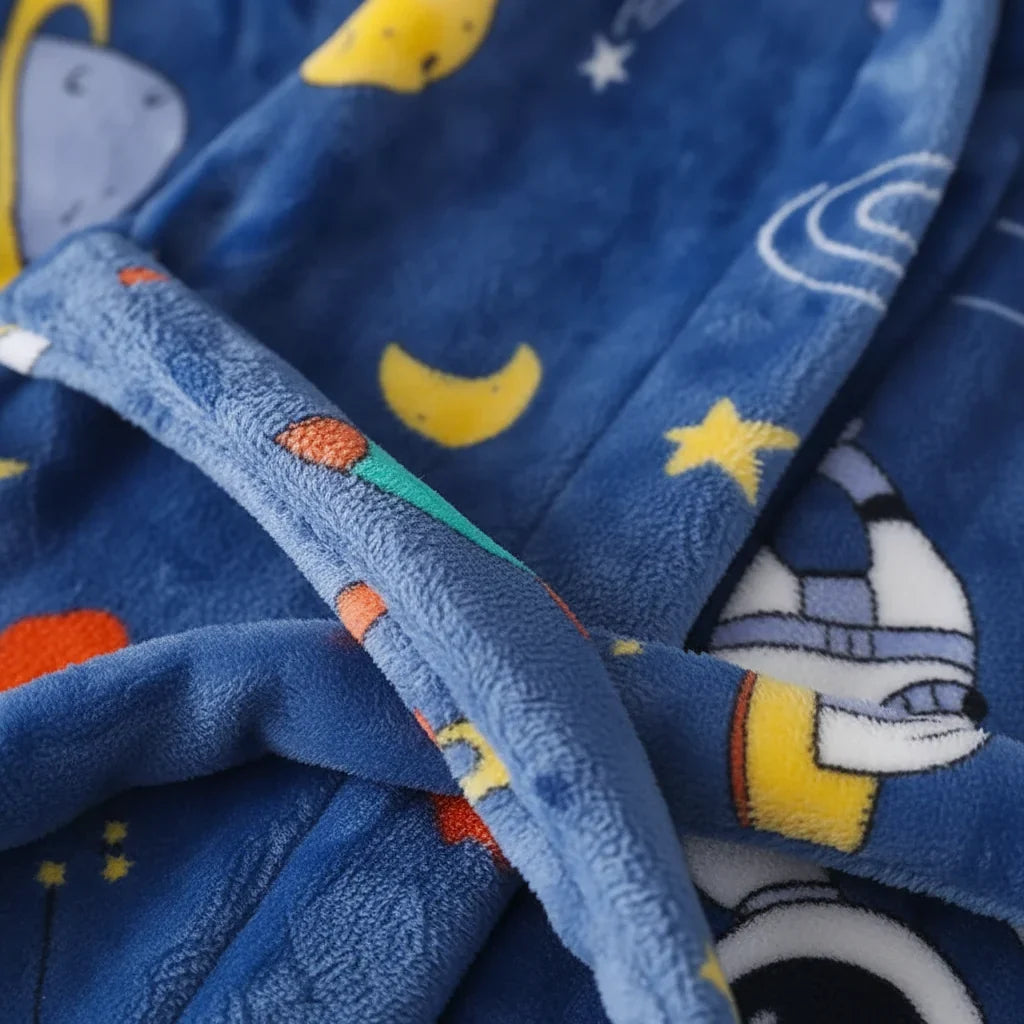 Fluffy children's morning gown - CozyWrap 3