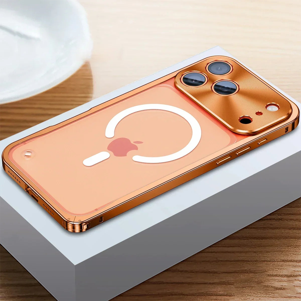 iPhone-hoesje met metaallook