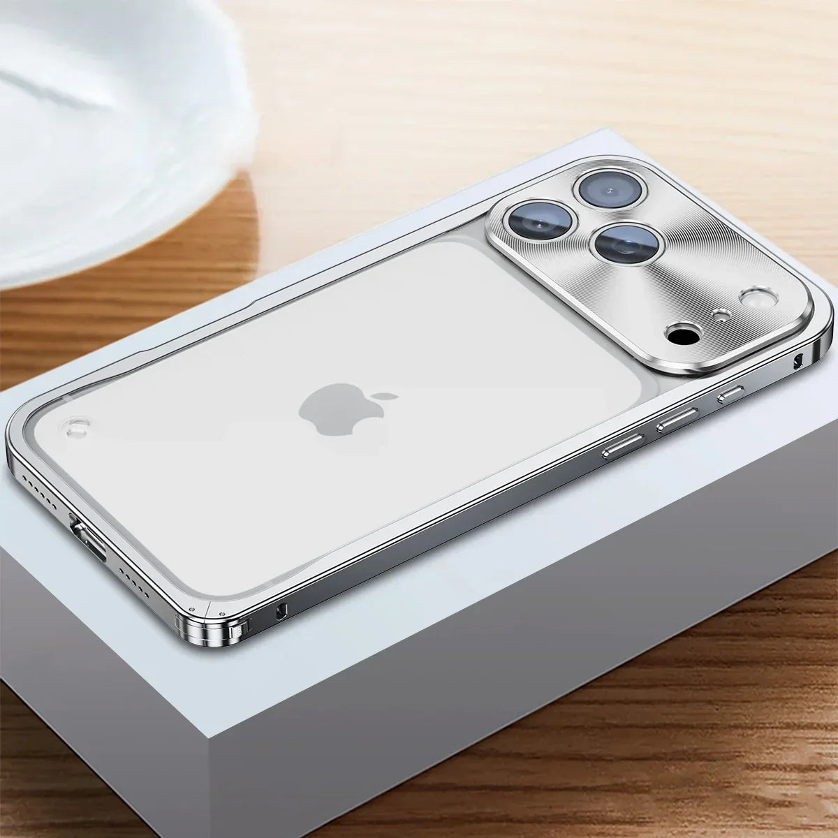 iPhone-hoesje met metaallook