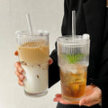 Glazen koffiebeker