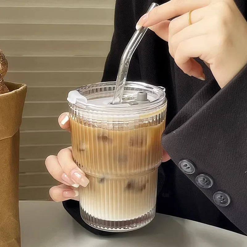 Glazen koffiebeker