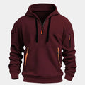Hugo - Men's half-zip hoodie 9