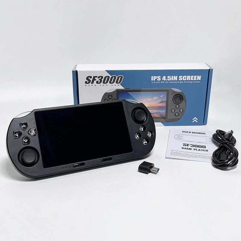 🔥Limited-time offer-SF3000 Portable Handheld HD Gaming Console Set 7