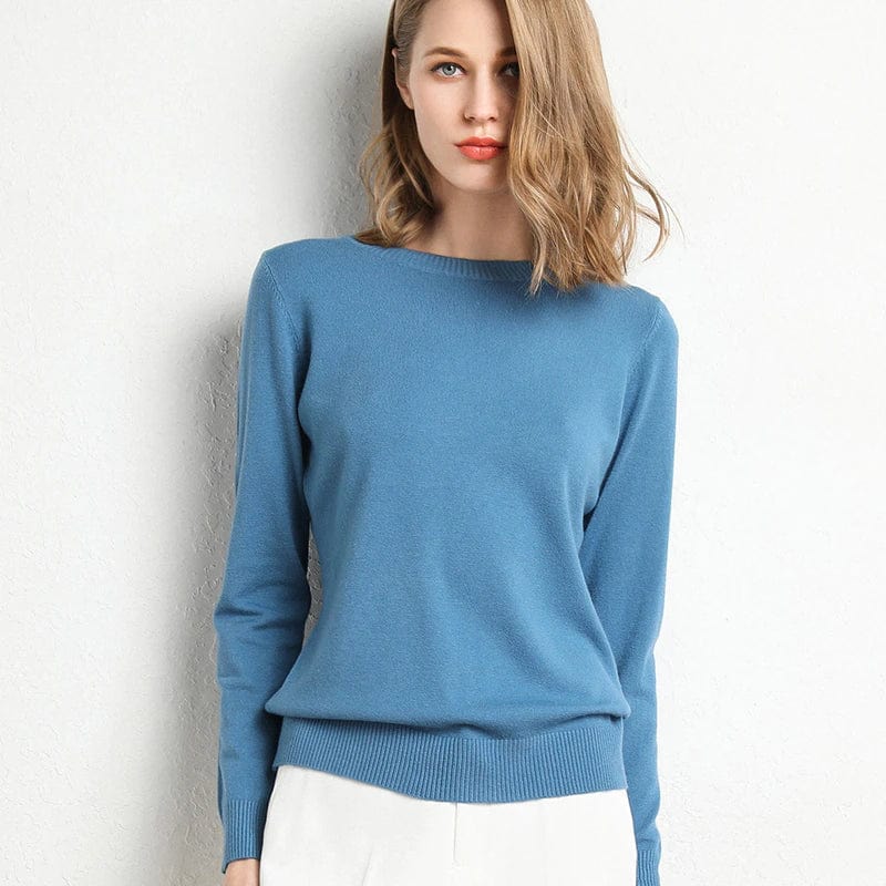 Long-Sleeve Sweater with Crew Neck - Katrin 10