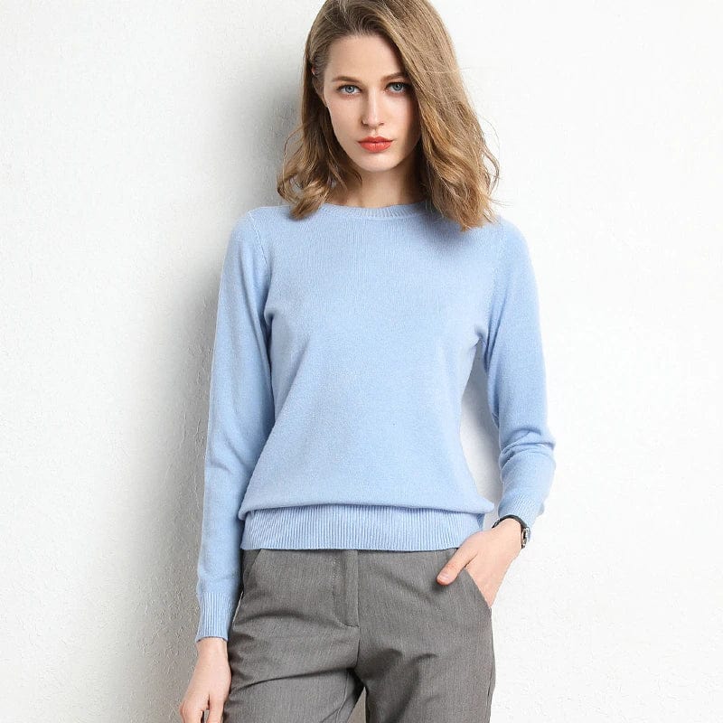 Long-Sleeve Sweater with Crew Neck - Katrin 11