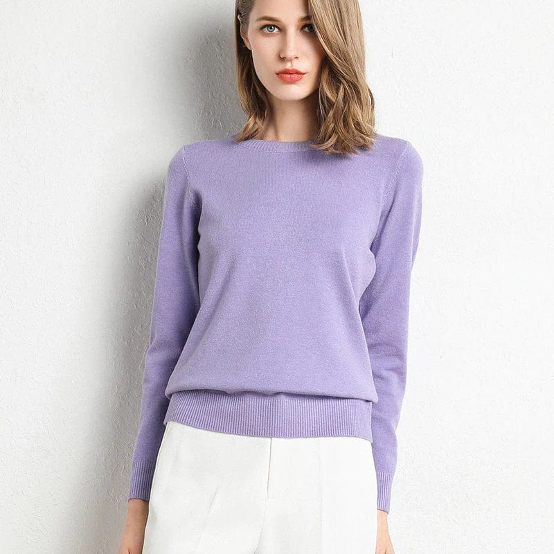 Long-Sleeve Sweater with Crew Neck - Katrin 12