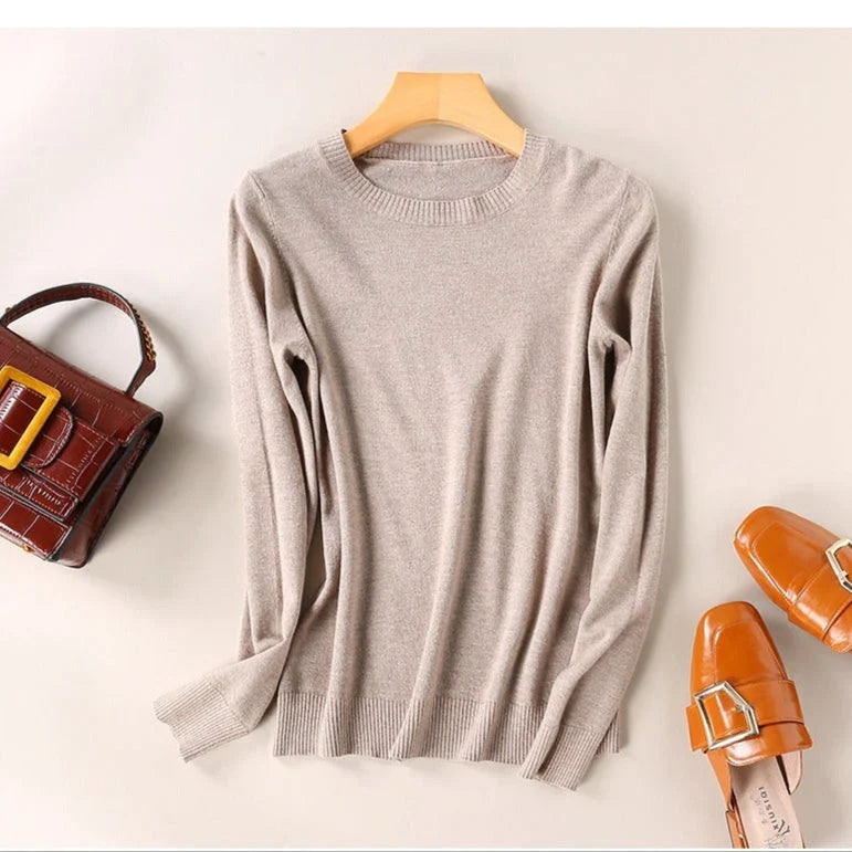 Long-Sleeve Sweater with Crew Neck - Katrin 4