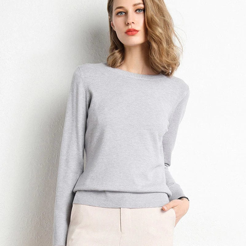 Long-Sleeve Sweater with Crew Neck - Katrin 6