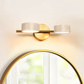 Notus Wabi-Sabi LED Natural Travertine Vanity Light 0