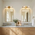 Notus Wabi-Sabi LED Natural Travertine Vanity Light 5
