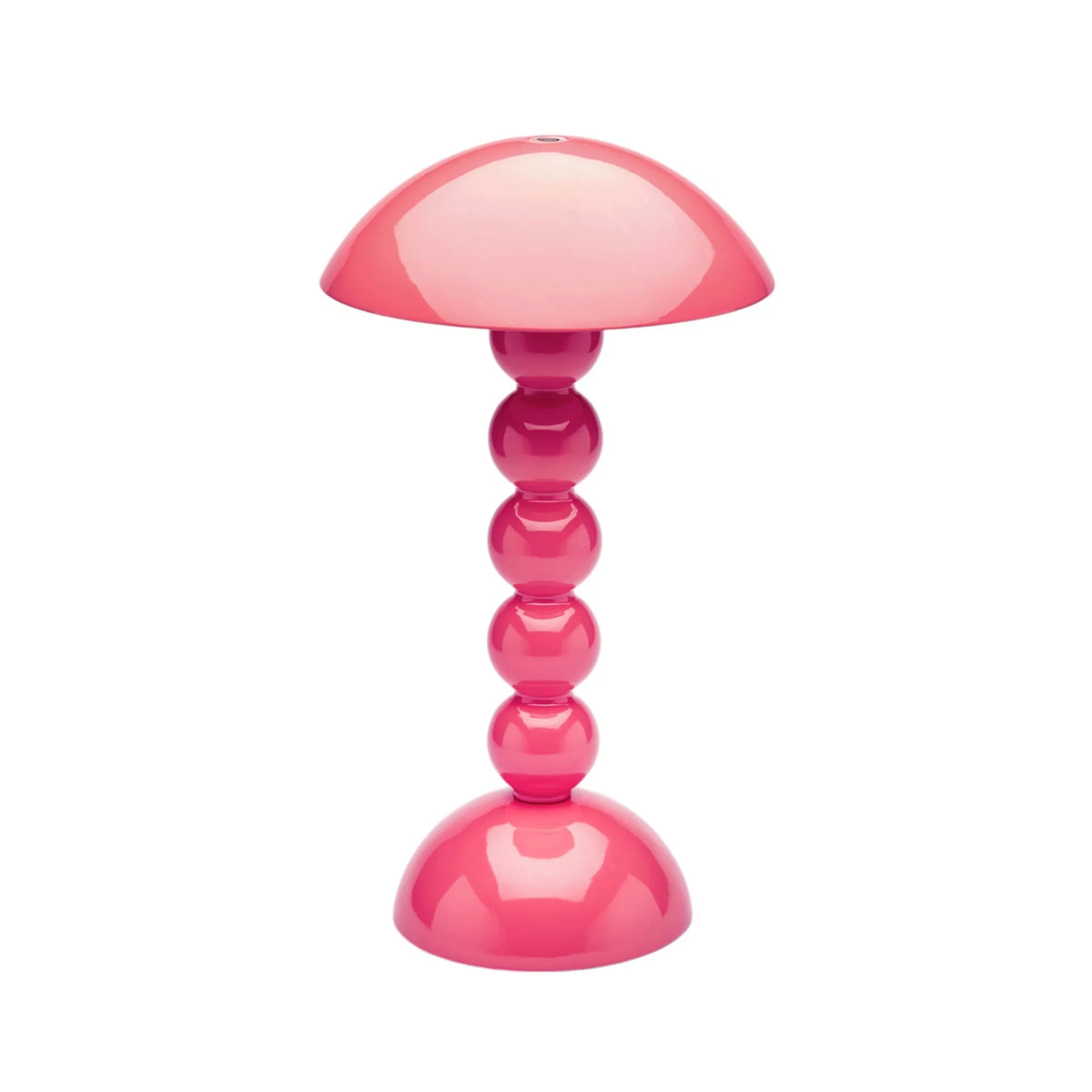 Rechargeable Bobbin LED Lamp with Adjustable Brightness, Watermelon Design, Lacquer Finish 0