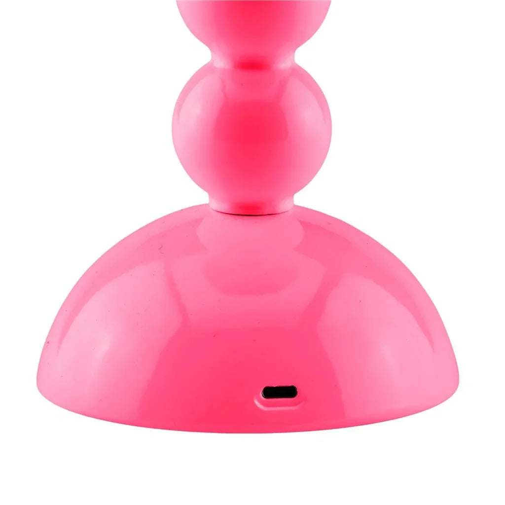 Rechargeable Bobbin LED Lamp with Adjustable Brightness, Watermelon Design, Lacquer Finish 2