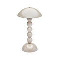 Rechargeable LED Lamp - Adjustable Brightness, Bobbin Design, Lacquer Finish 0