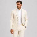 Slim-fit Heren Kostuum met Blazer en Pantalon voor Bruiloften en Formele Gelegenheden 0