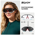 Sport Zonnebril met Meekleurende Lens en UV400 Bescherming voor Buitenactiviteiten 3
