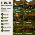 Thrives Outdoor | SolariMesh Outdoor Shade Canopy 5