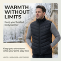 Verwarmd bodywarmer vest – instelbare zones en vrije armen VestraGear